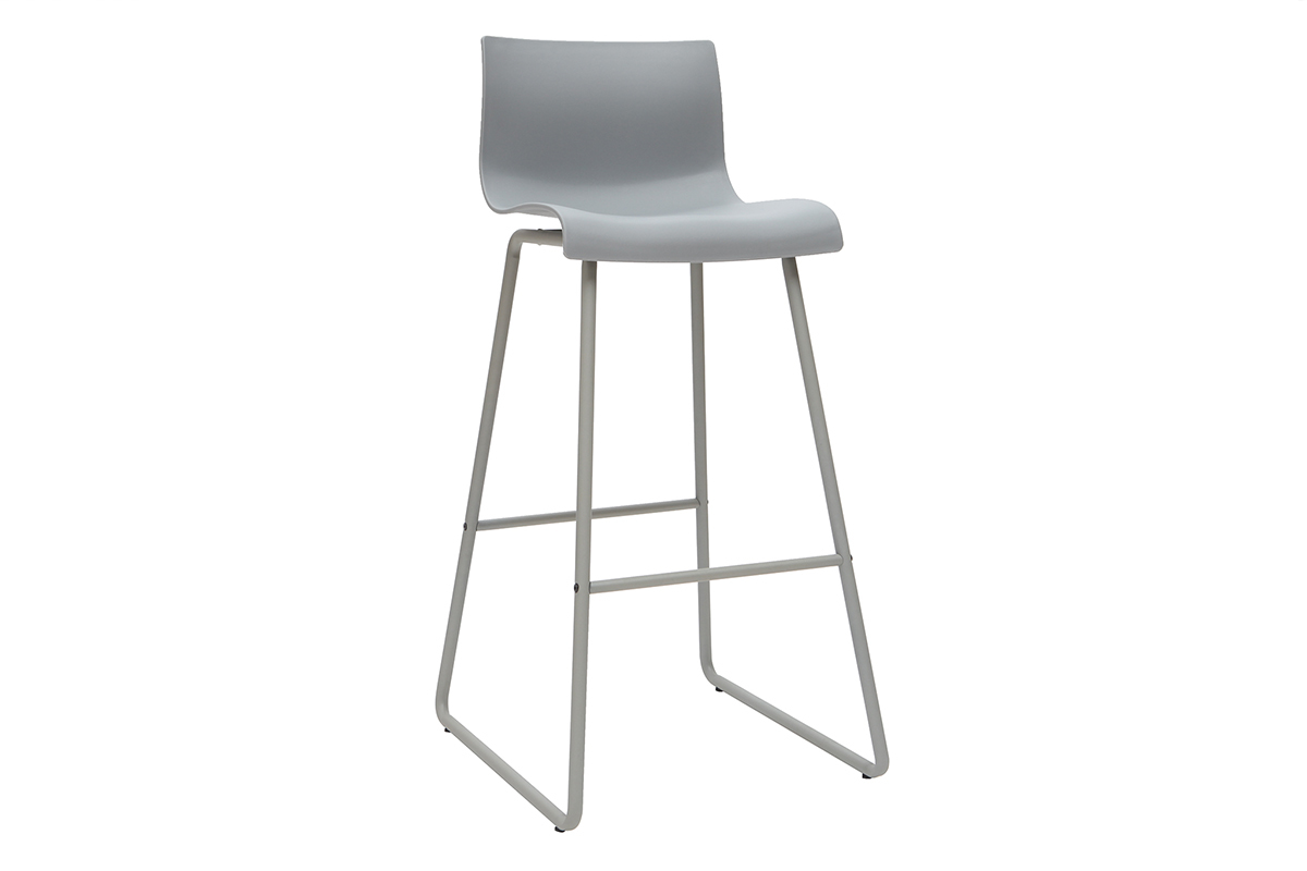 Design-Barhocker Grau 76 cm (2er-Set) ONA