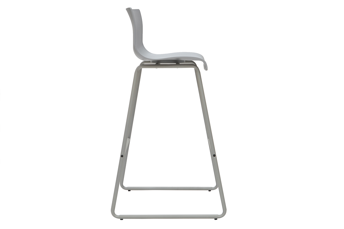 Design-Barhocker Grau 76 cm (2er-Set) ONA