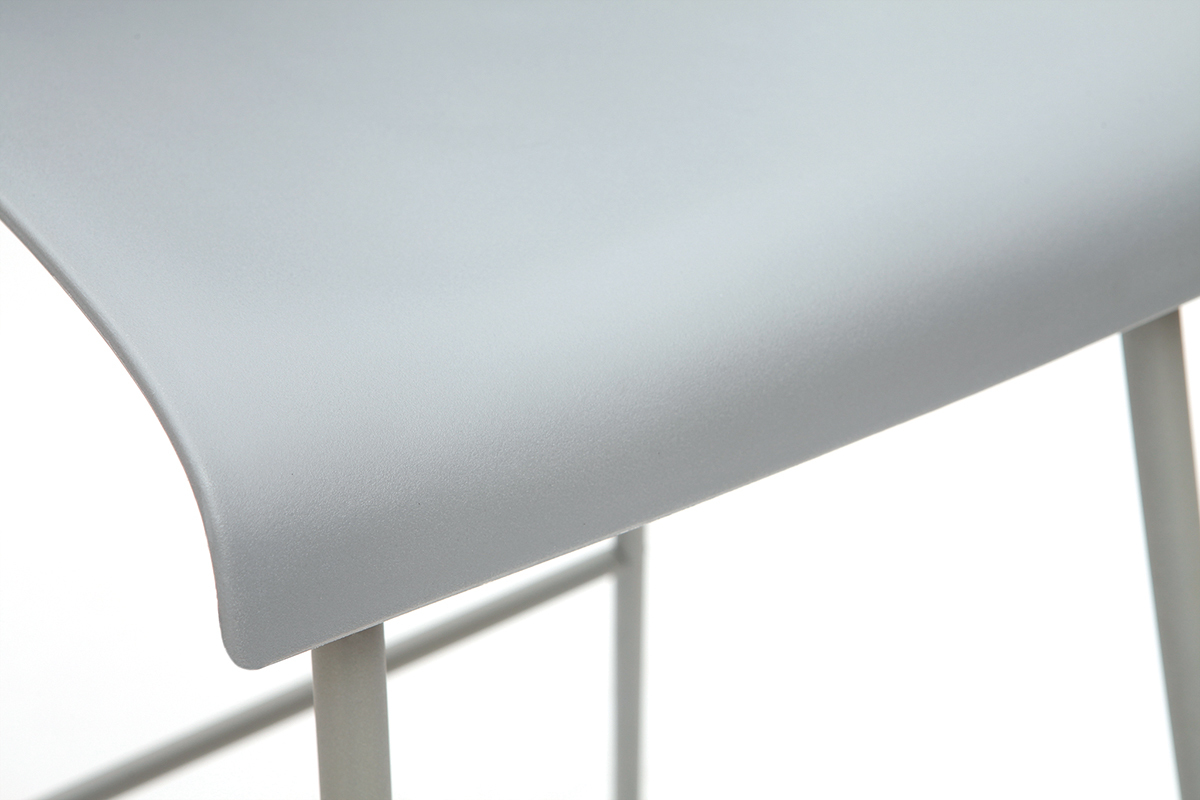 Design-Barhocker Grau 76 cm (2er-Set) ONA