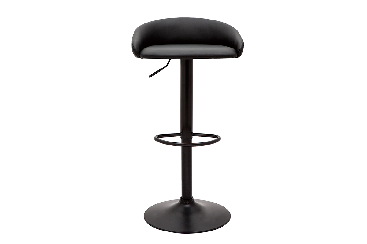 Design-Barhocker hhenverstellbar schwarz (2er-Set) REYNOLD