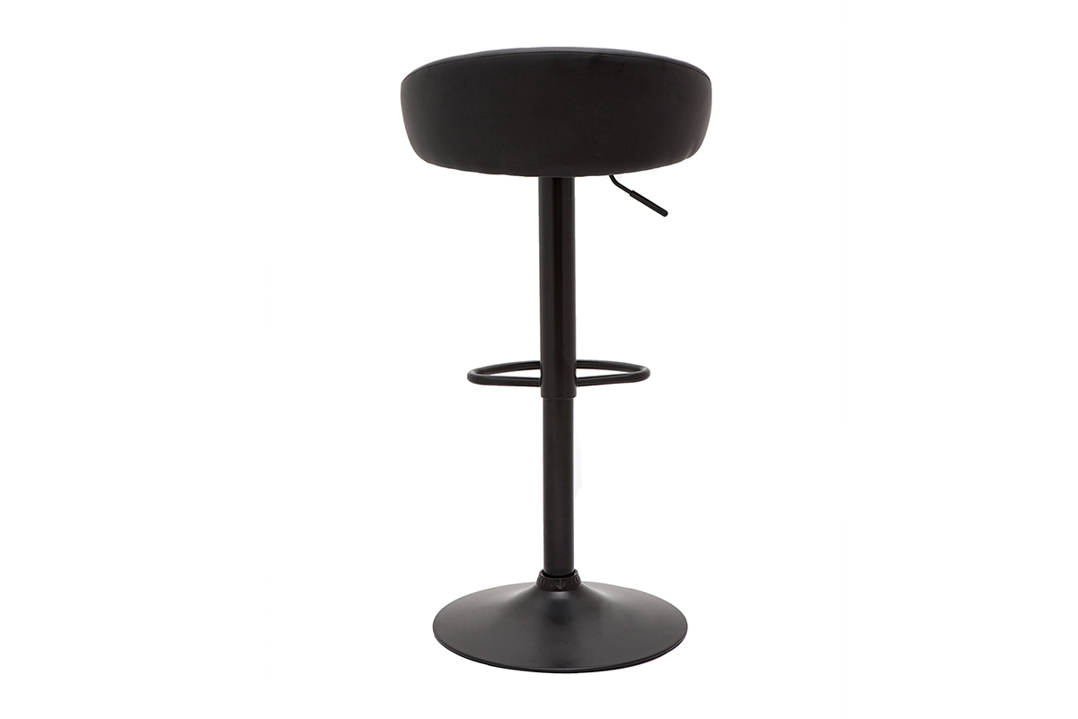 Design-Barhocker hhenverstellbar schwarz (2er-Set) REYNOLD