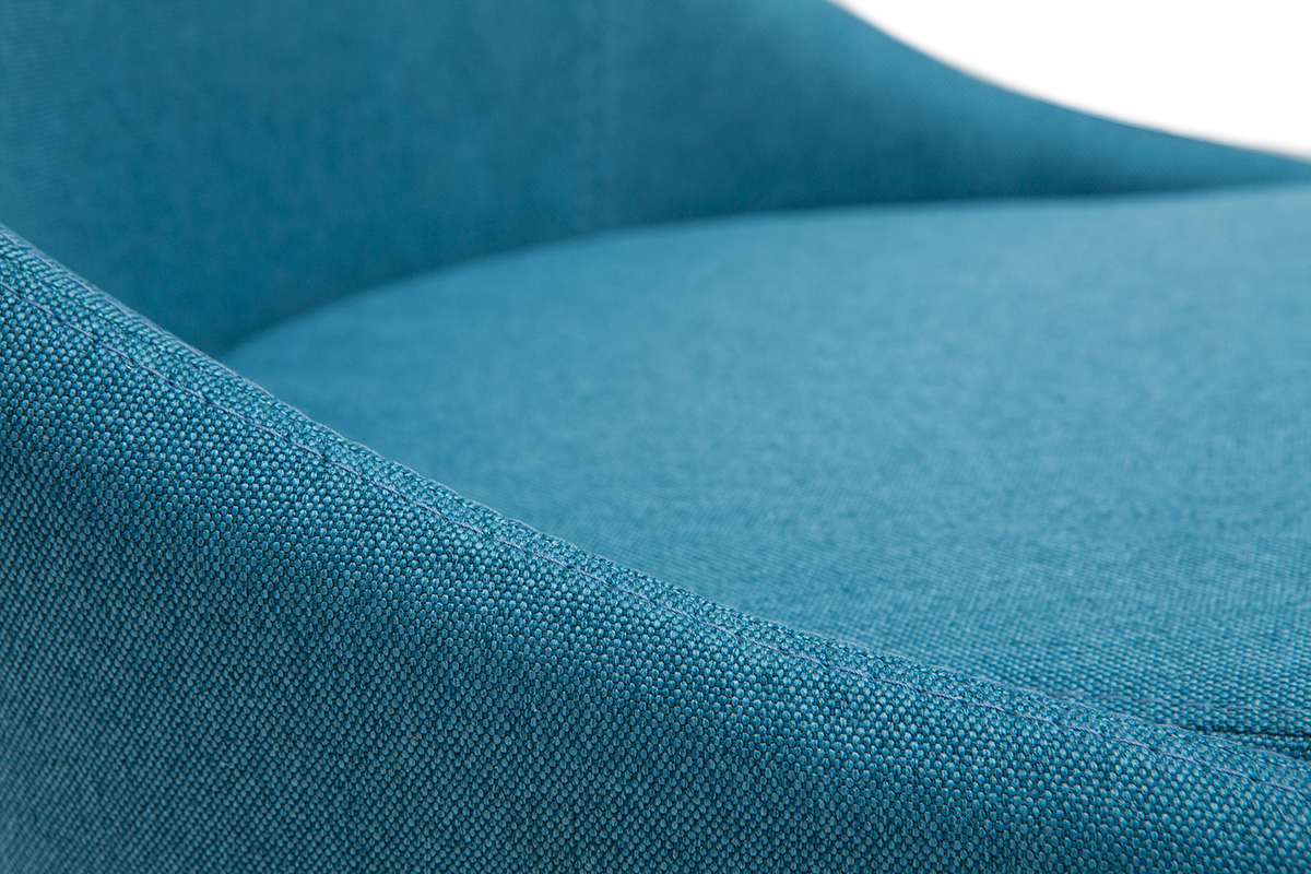 Design-Barhocker Holz Polyester Hellgrau 65 cm DALIA