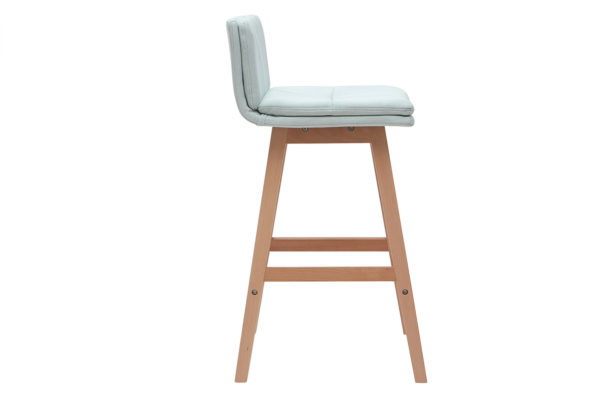 Design-Barhocker Holz und Minzgrn 65 cm 2 Stck. JOAN
