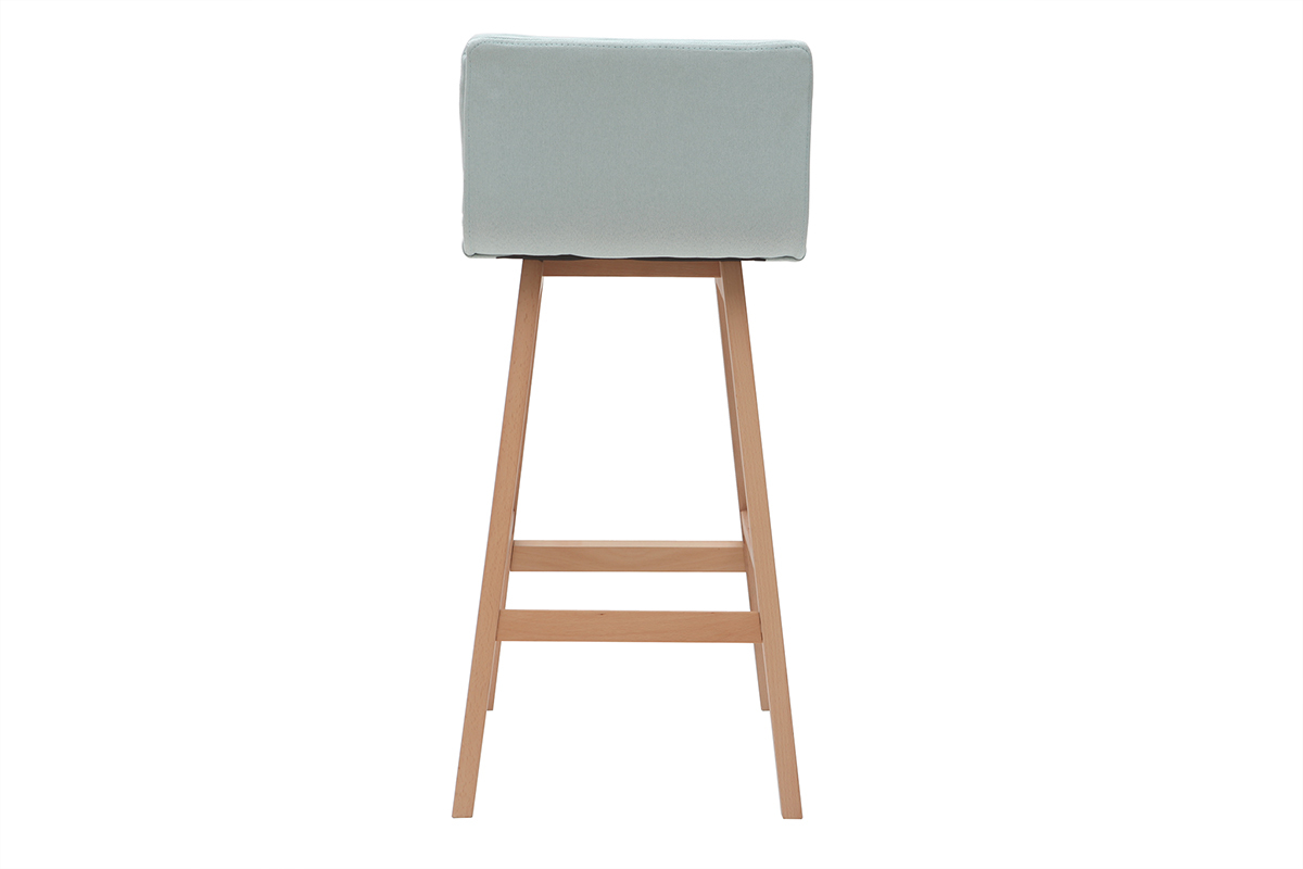 Design-Barhocker Holz und Minzgrn 65 cm 2 Stck. JOAN