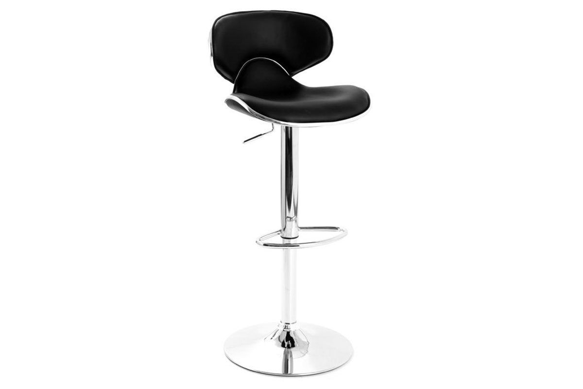 Design-Barhocker in Schwarz (2er-Set) PEGASE