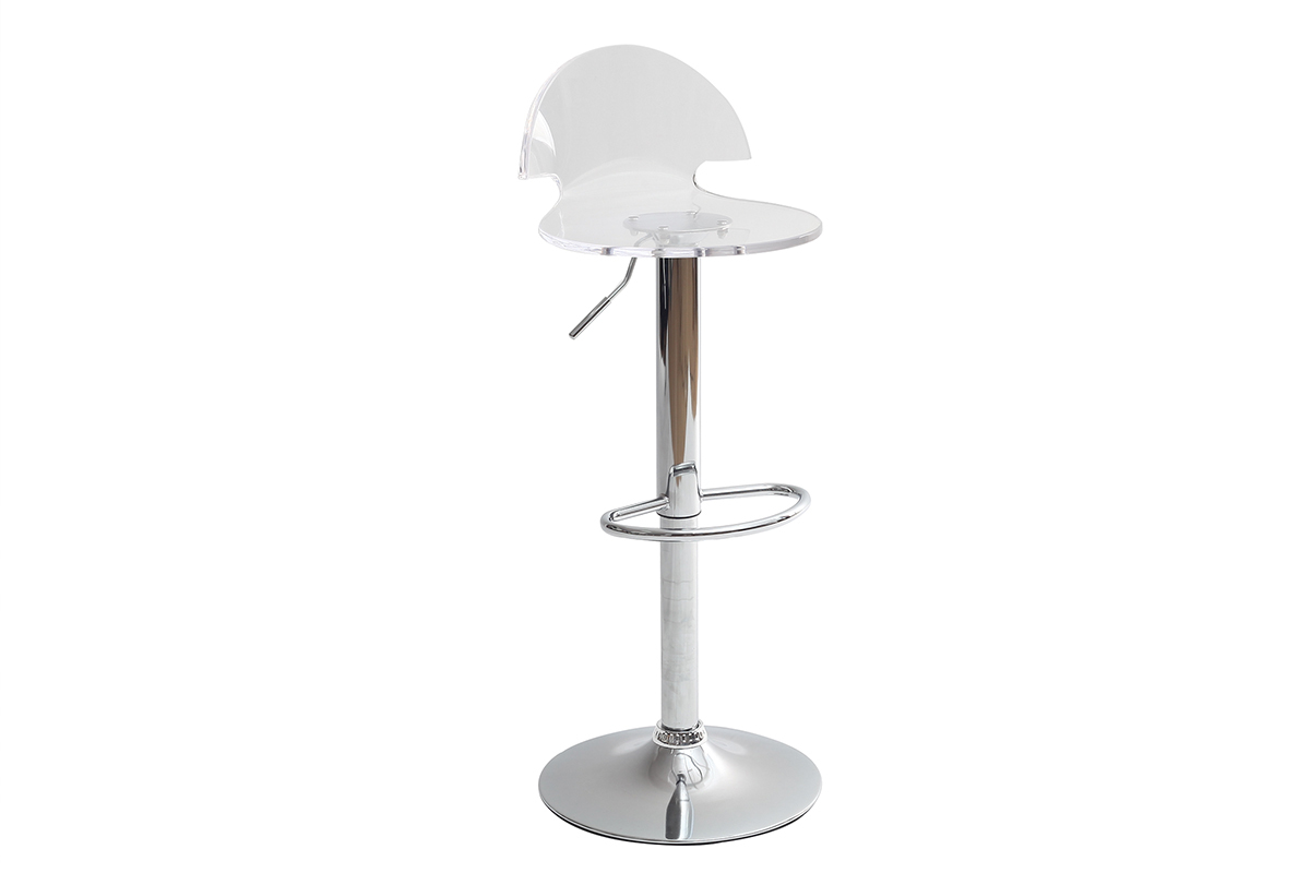 Design-Barhocker / Kchenhocker aus Plexiglas Transparent ORION