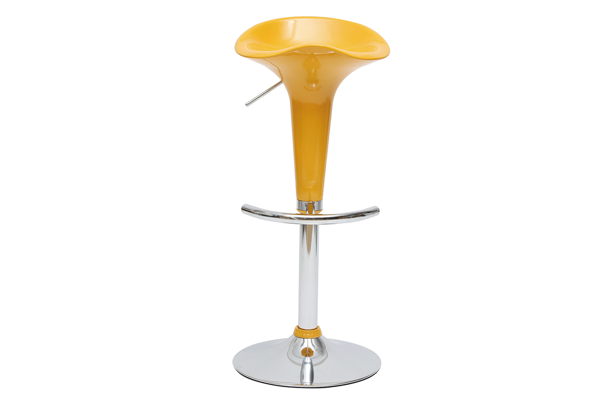 Design-Barhocker / Kchenhocker Gelb GALAXY (2 Stck.)