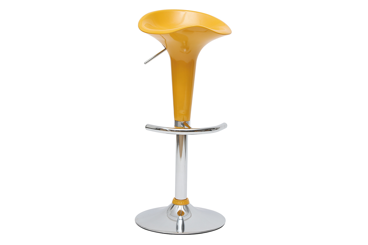Design-Barhocker / Kchenhocker Gelb GALAXY (2 Stck.)