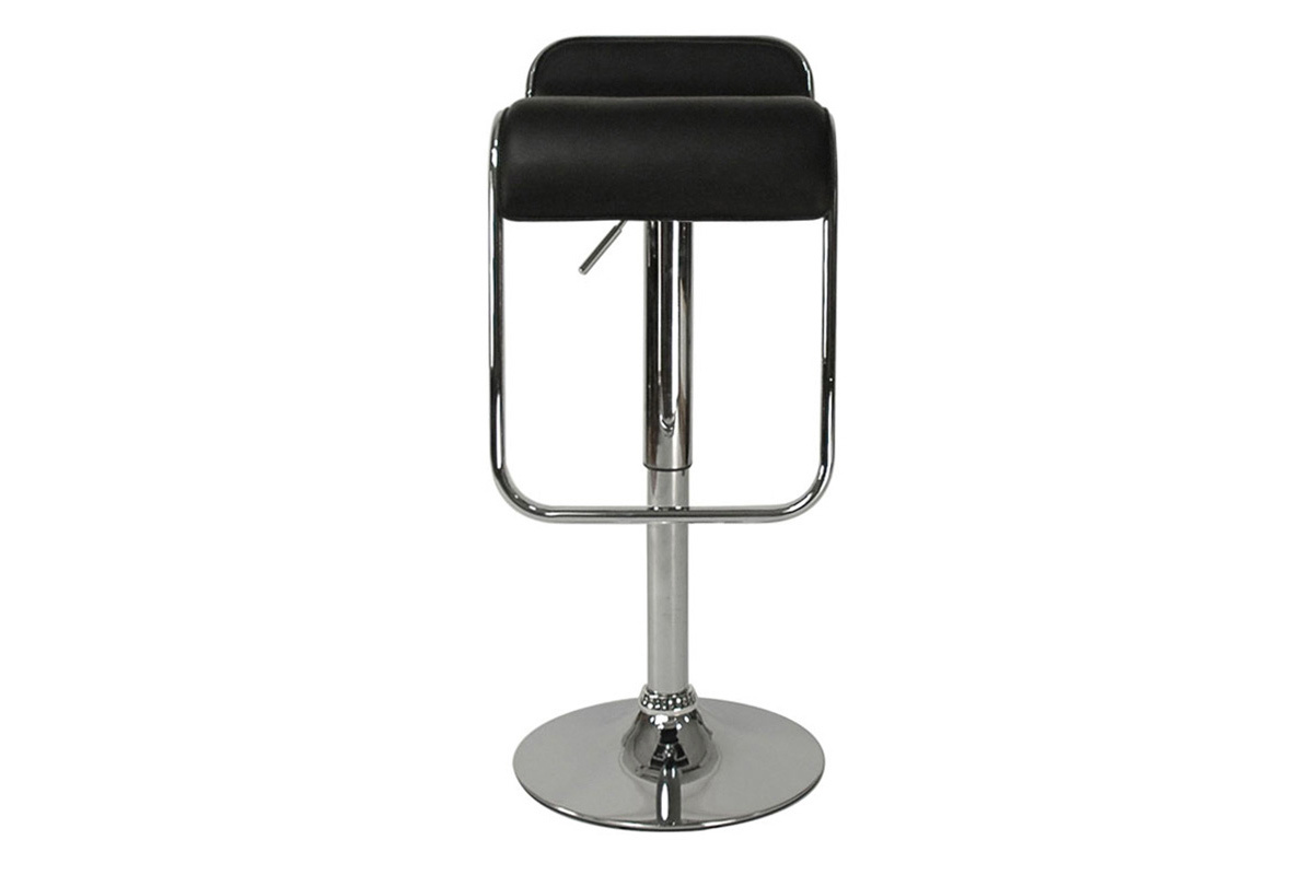 Design-Barhocker / Kchenhocker Schwarz ANDROMEDE (2 Stck.)