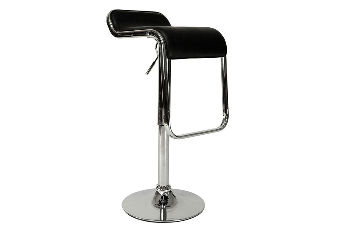 Design-Barhocker / Kchenhocker Schwarz ANDROMEDE (2 Stck.)