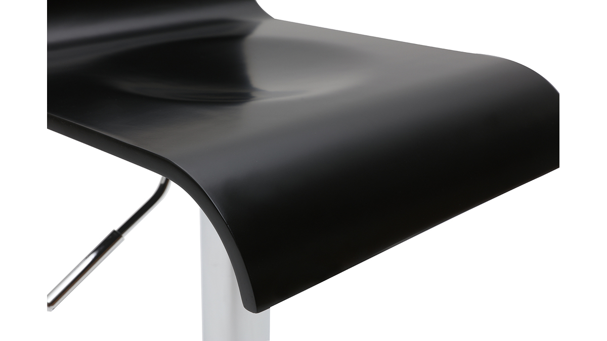 Design-Barhocker / Kchenhocker Schwarz SURF