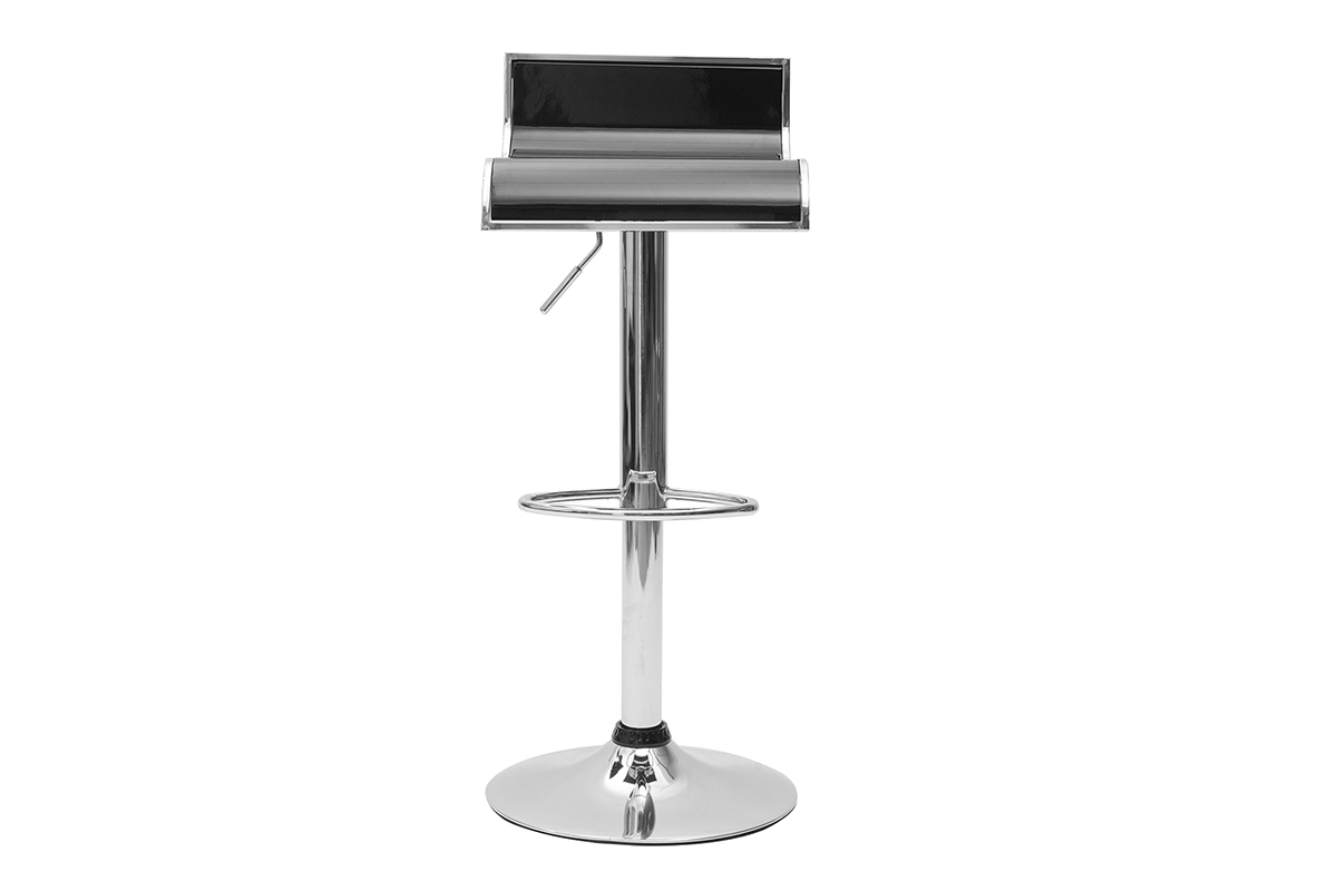 Design-Barhocker / Kchenhocker Schwarz WAVES (2 Stck.)