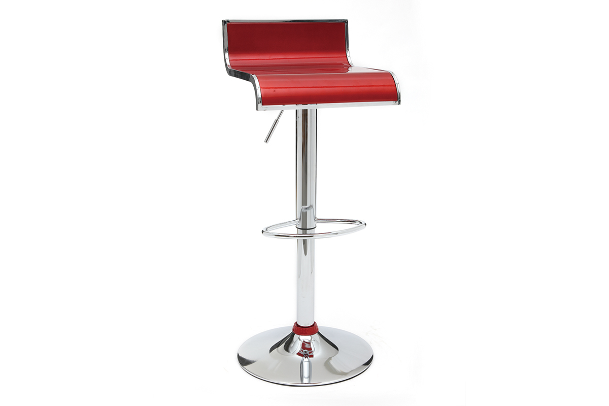 Design-Barhocker / Kchenhocker Schwarz WAVES (2 Stck.)