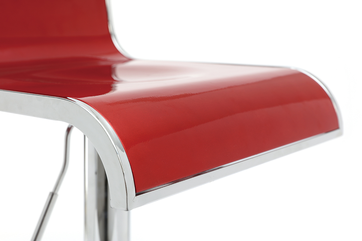 Design-Barhocker / Kchenhocker Schwarz WAVES (2 Stck.)