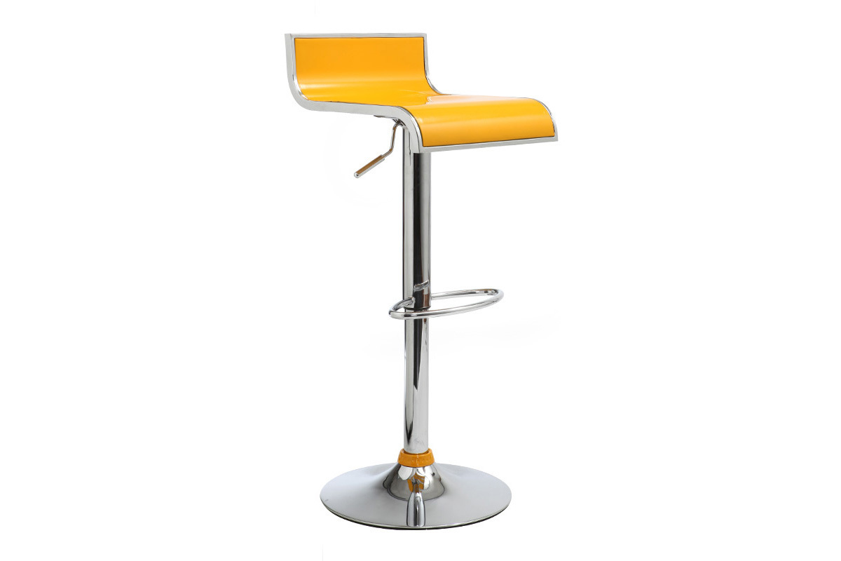 Design-Barhocker / Kchenhocker Schwarz WAVES (2 Stck.)