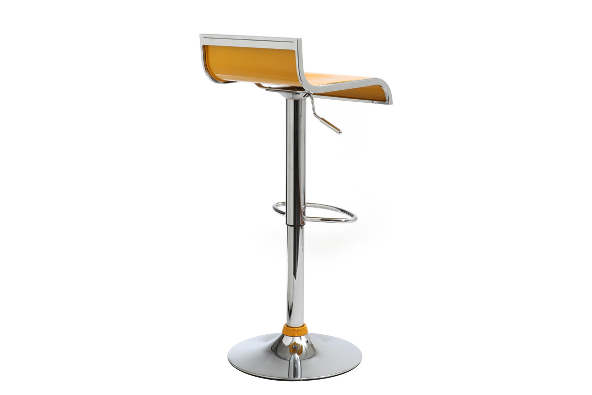 Design-Barhocker / Kchenhocker Schwarz WAVES (2 Stck.)