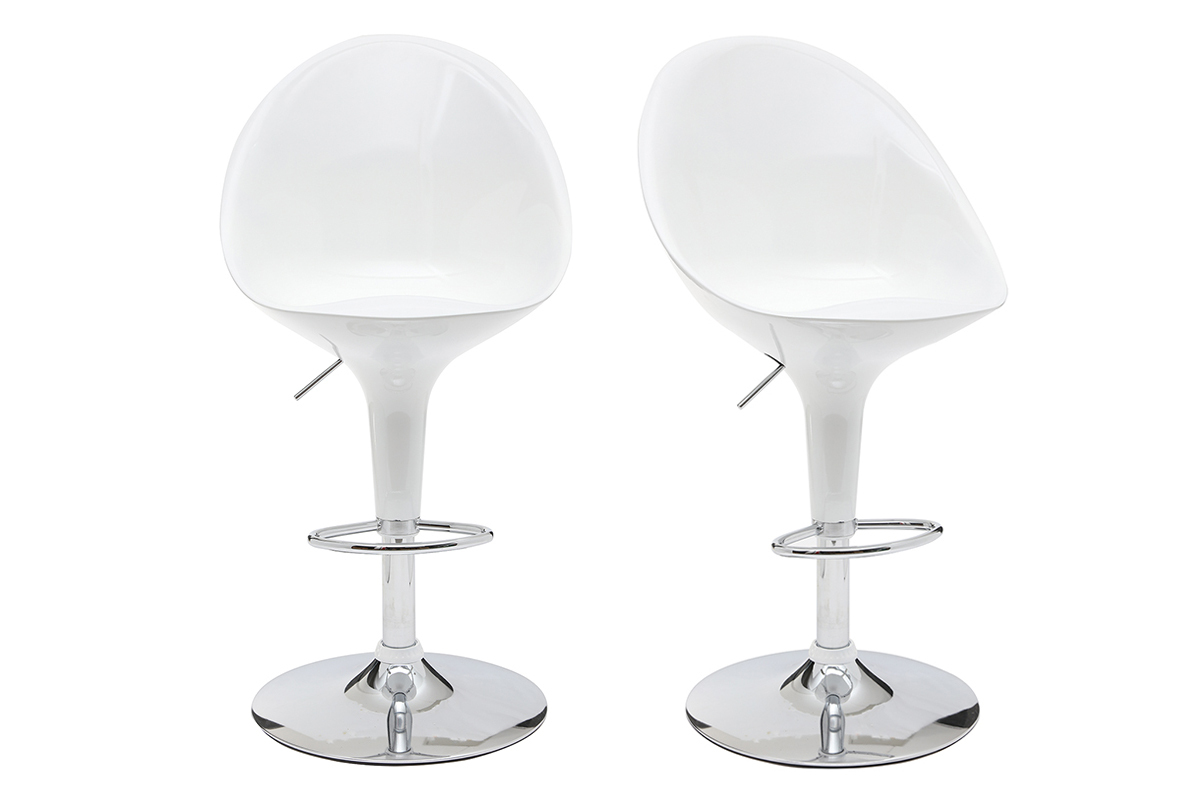 Design-Barhocker / Kchenhocker Wei OEUF (2 Stck.)