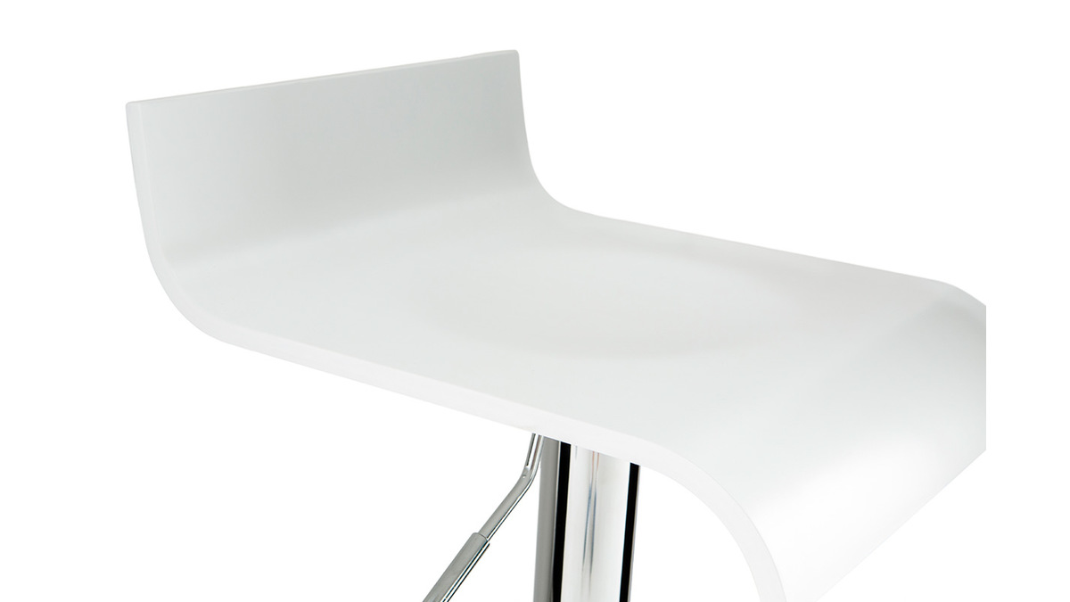 Design-Barhocker / Küchenhocker Weiß SURF