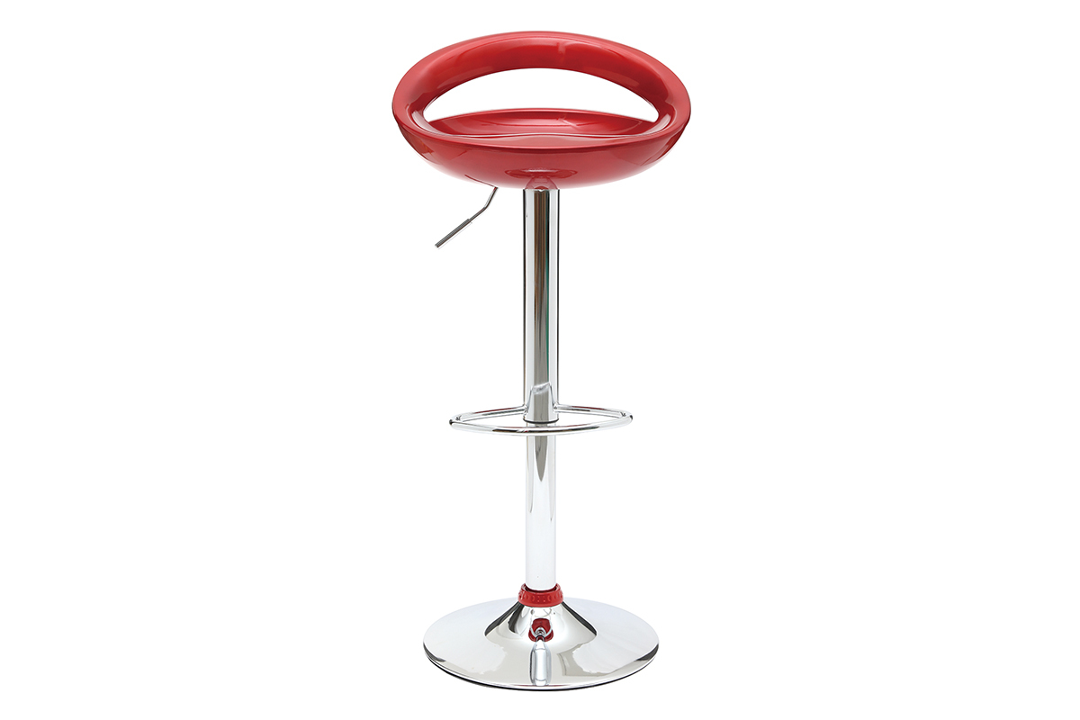 Design-Barhocker / Kchenhocker Weinrot COMET (2 Stck.)