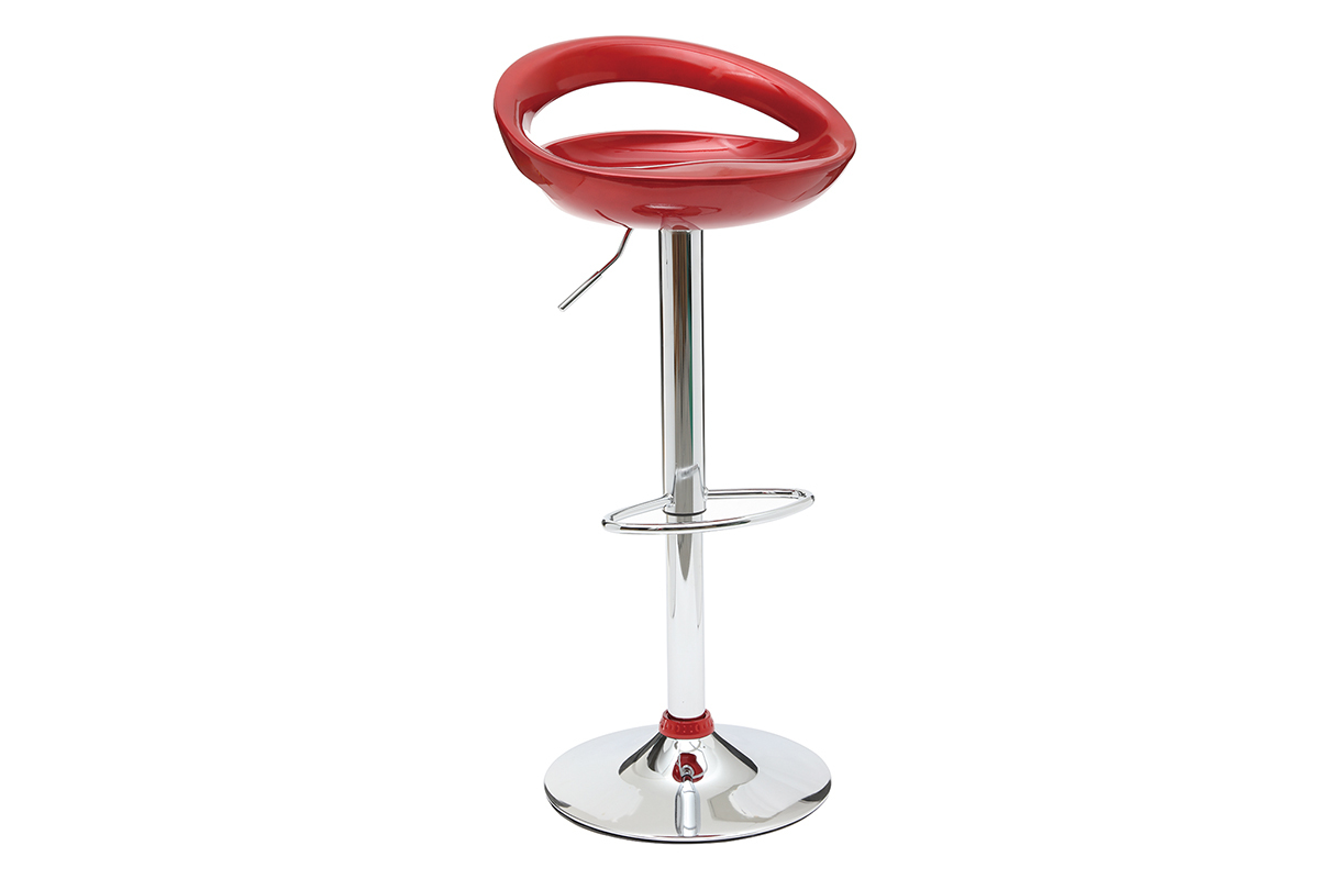 Design-Barhocker / Kchenhocker Weinrot COMET (2 Stck.)