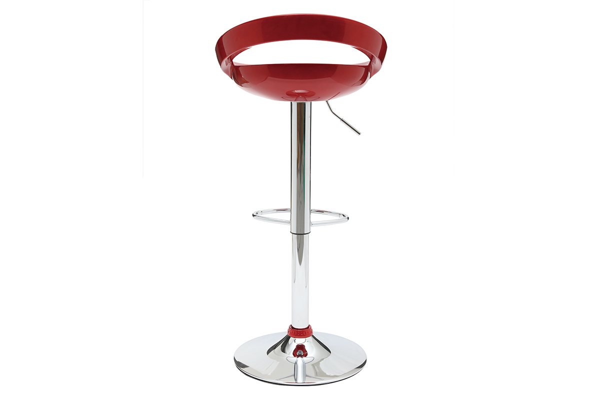 Design-Barhocker / Kchenhocker Weinrot COMET (2 Stck.)