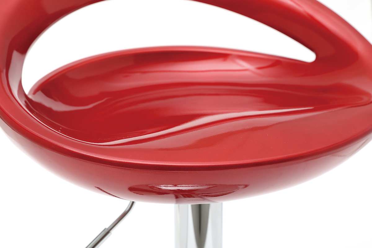 Design-Barhocker / Kchenhocker Weinrot COMET (2 Stck.)