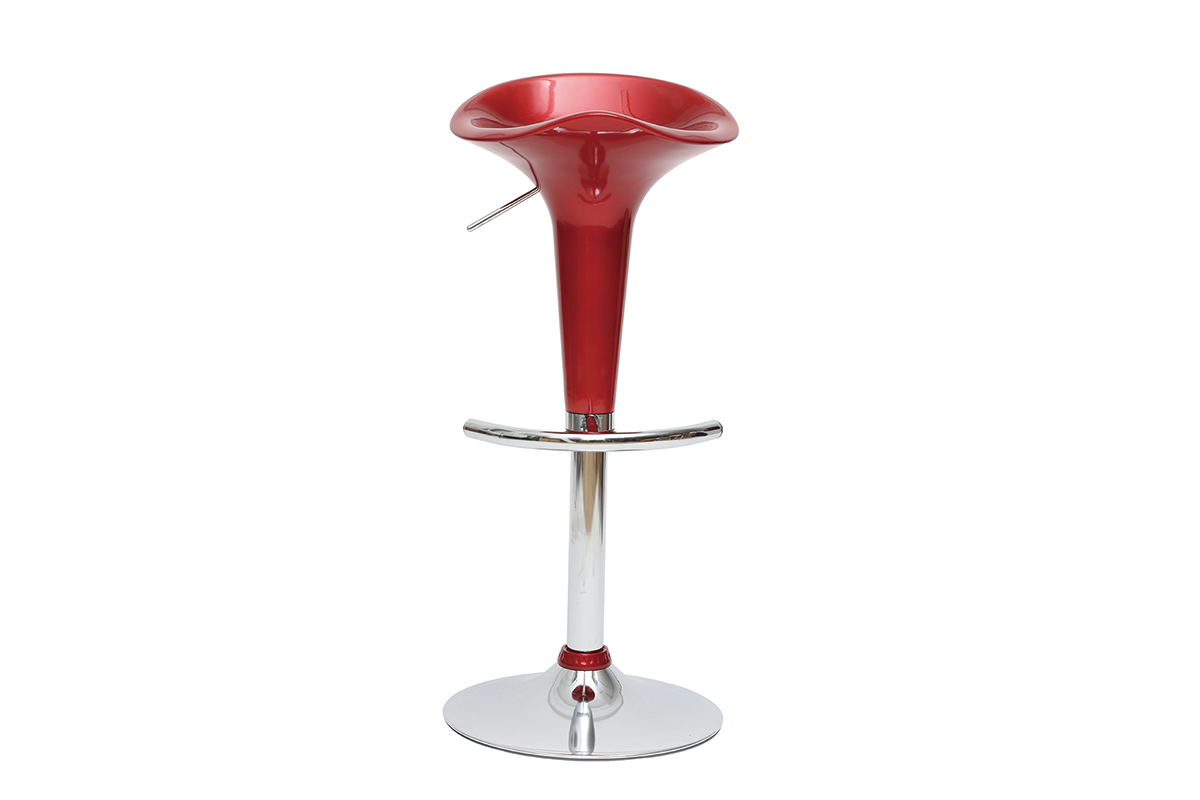 Design-Barhocker / Kchenhocker Weinrot GALAXY (2 Stck.)