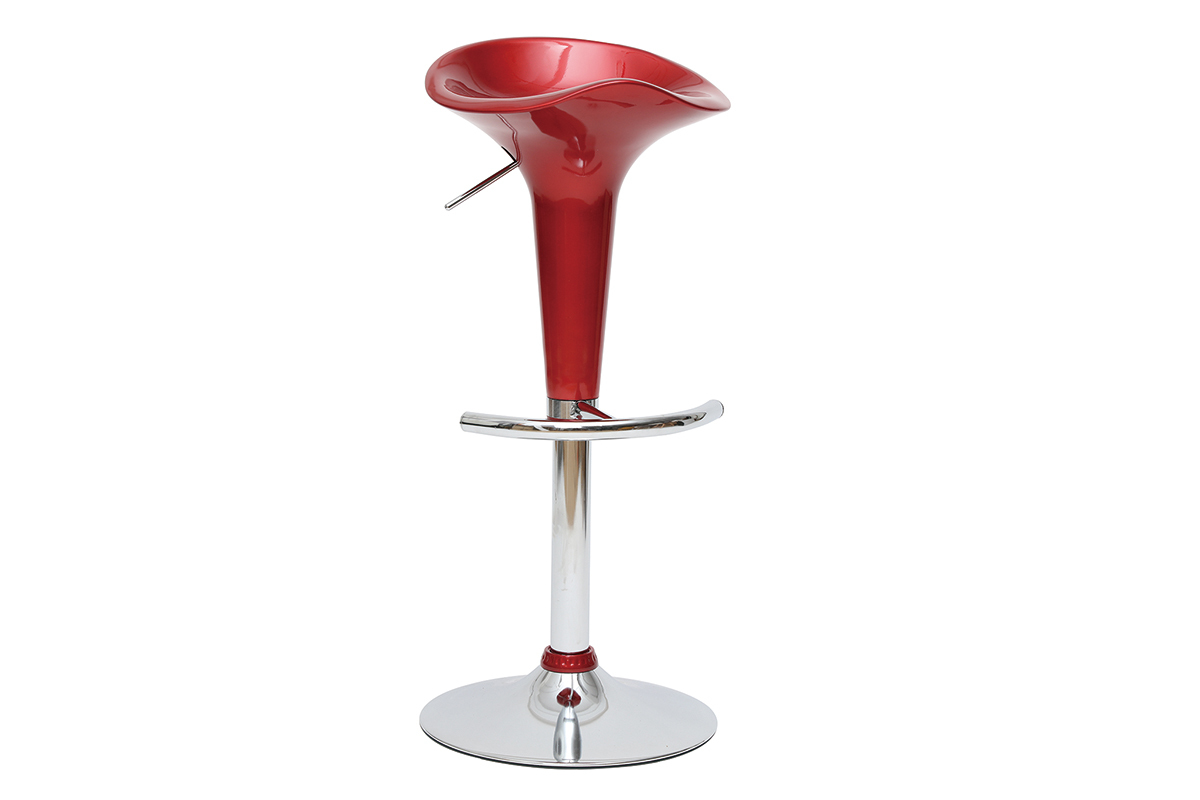 Design-Barhocker / Kchenhocker Weinrot GALAXY (2 Stck.)