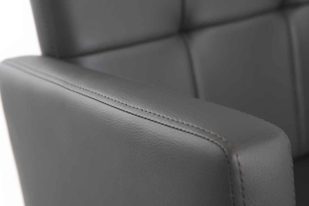 Design-Barhocker PU Grau BLAKE