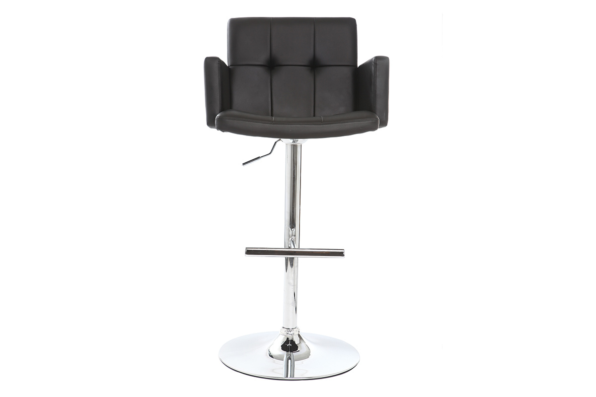 Design-Barhocker PU Schwarz BLAKE