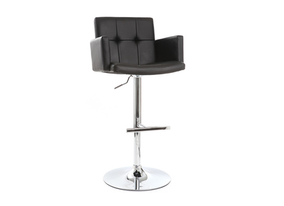 Design-Barhocker PU Schwarz BLAKE