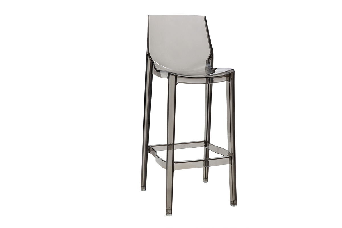 Design-Barhocker Rauchgrau 4er-Set YLAK