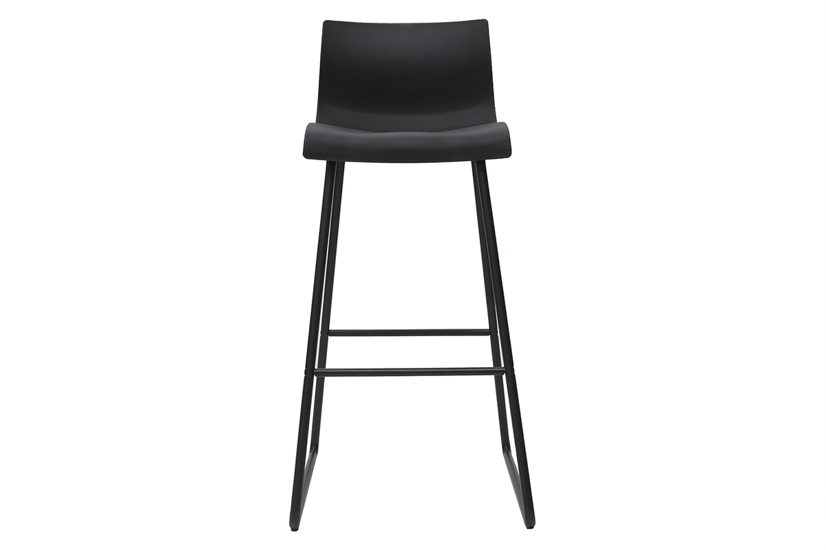 Design-Barhocker Schwarz (2er-Set) ONA