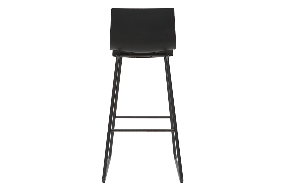 Design-Barhocker Schwarz (2er-Set) ONA