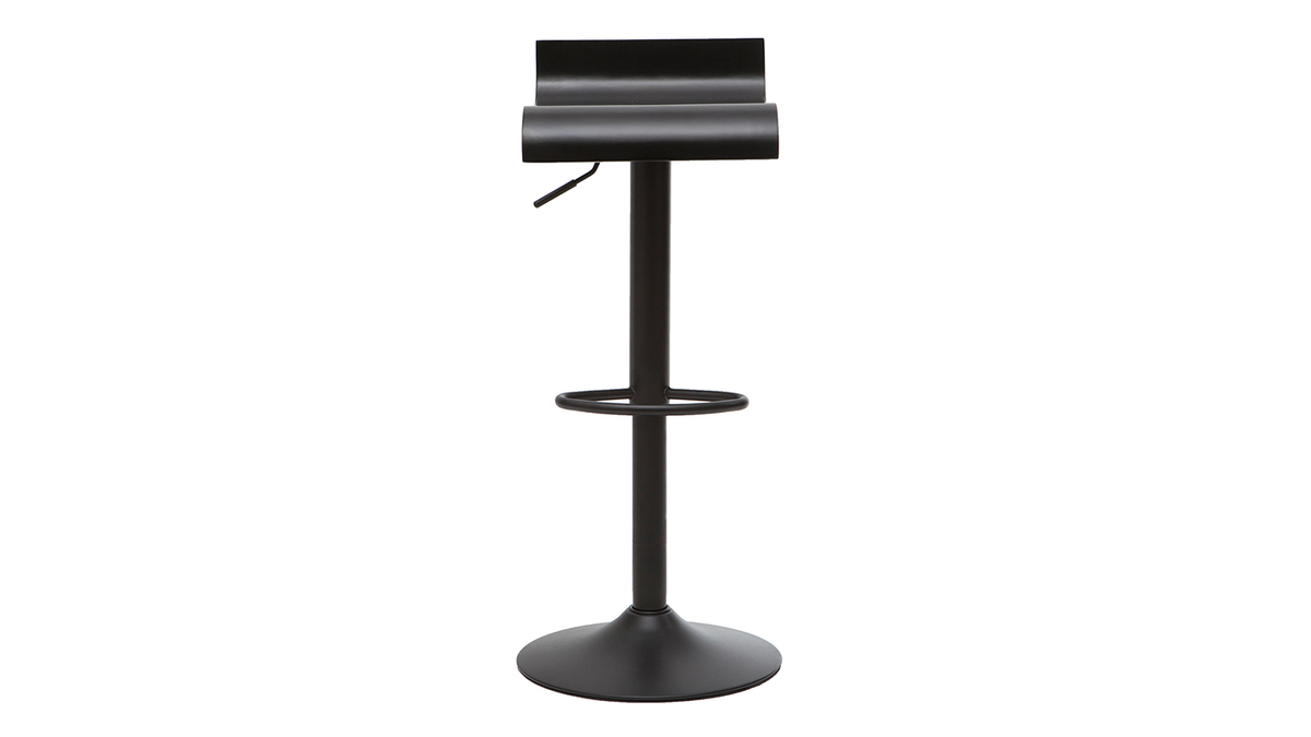 Design-Barhocker schwarz (2er-Set) SURF