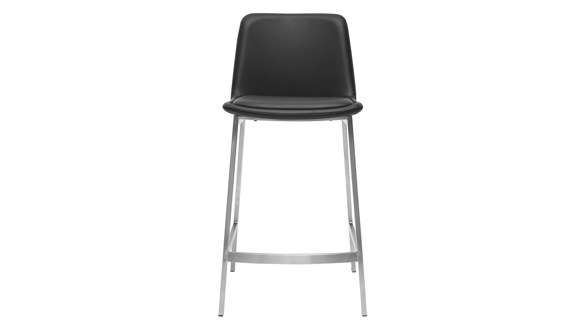Design-Barhocker Schwarz 66 cm (2er-Set) ARSENE