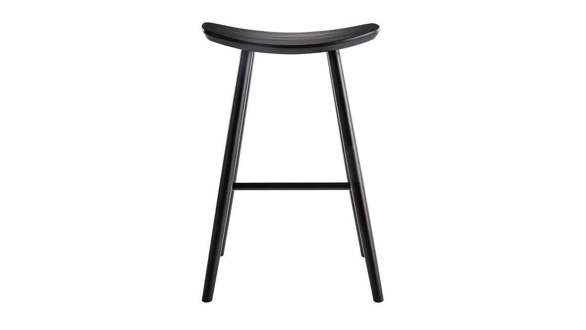Design Barhocker schwarz 72 cm DEMORY