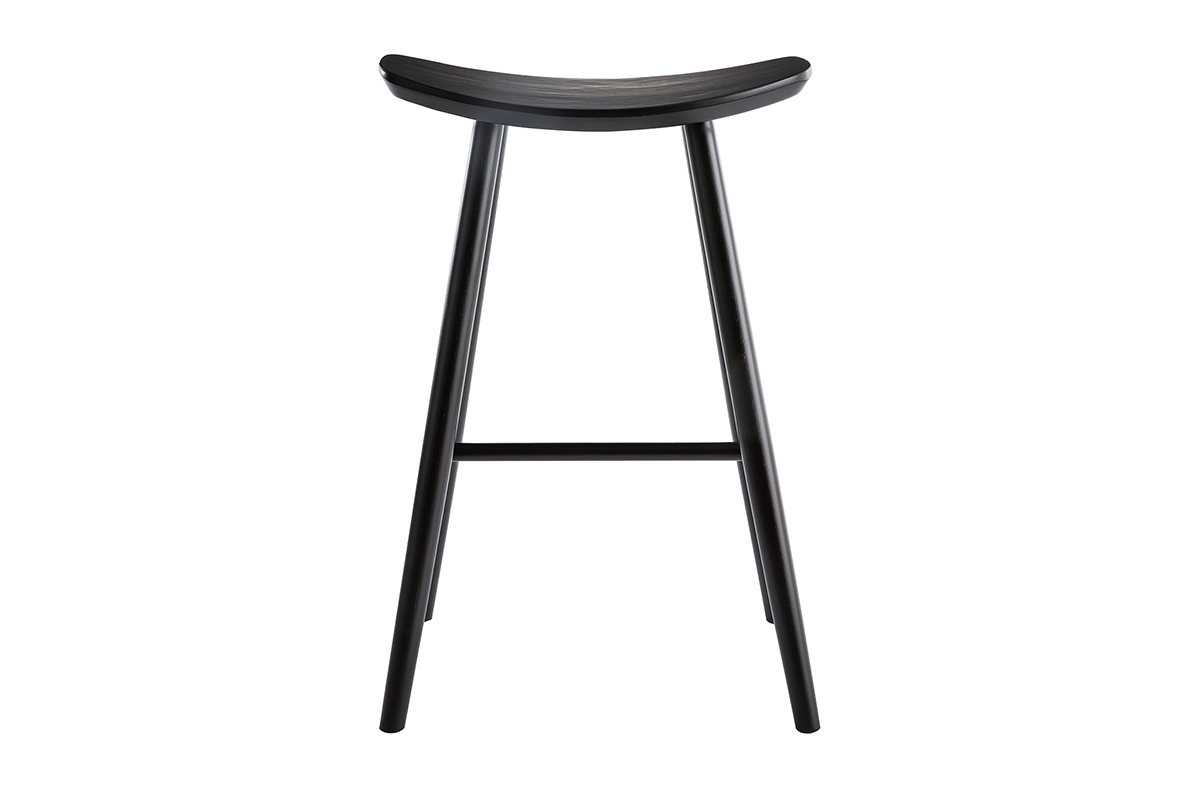 Design Barhocker schwarz DEMORY