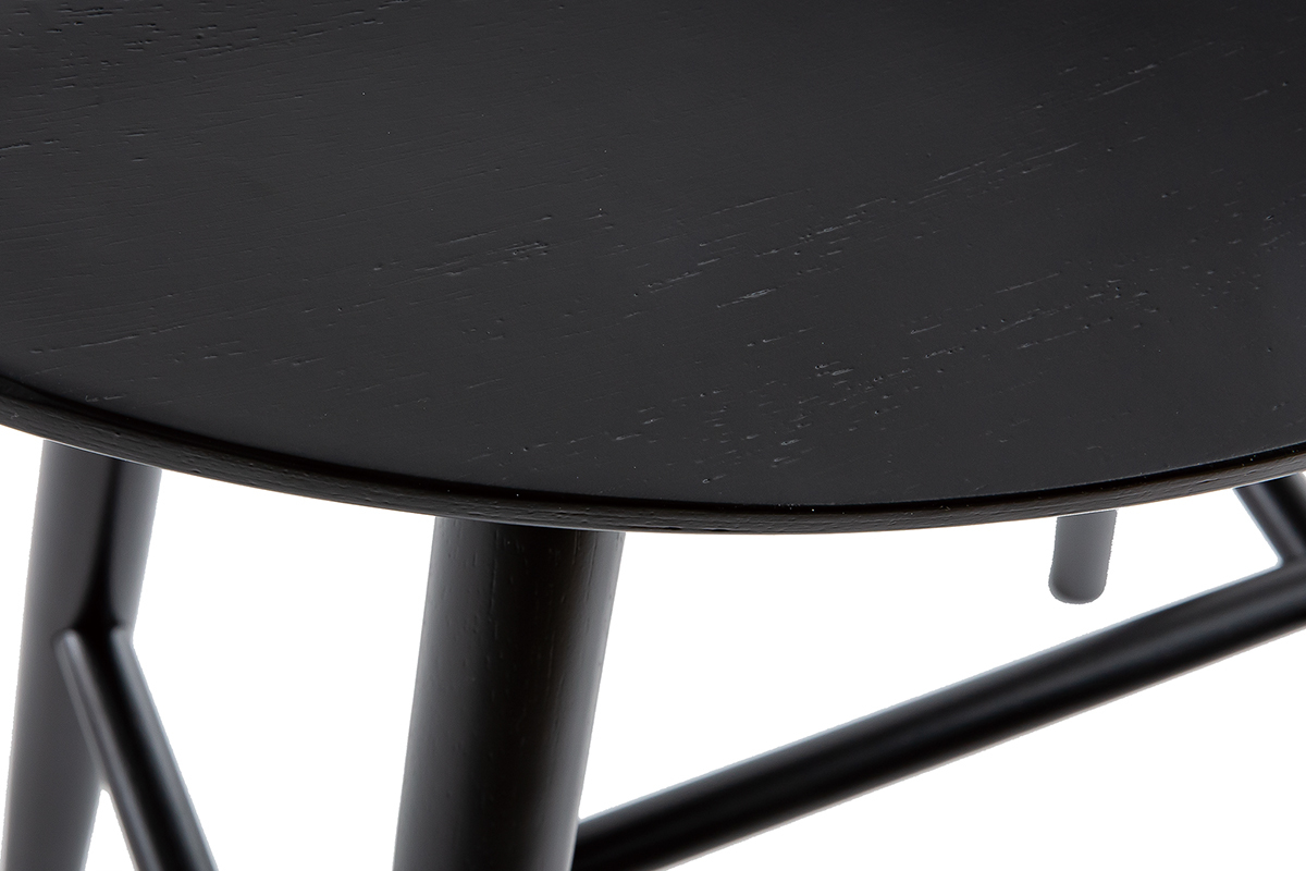 Design Barhocker schwarz DEMORY