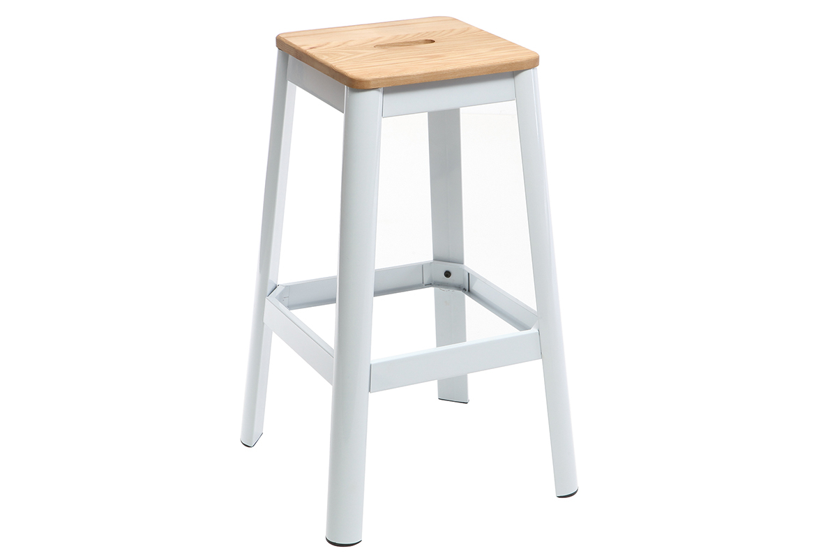 Design-Barhocker Schwarz H 75 cm NICK