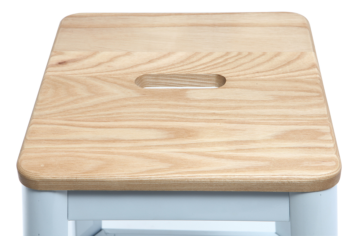 Design-Barhocker Schwarz H 75 cm NICK