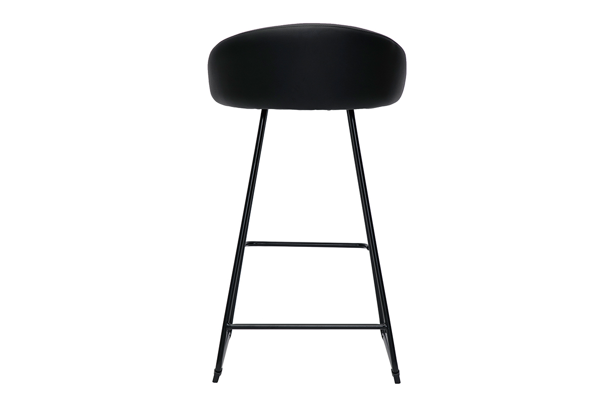 Design-Barhocker schwarz H69 cm (2er-Set) REYNOLD