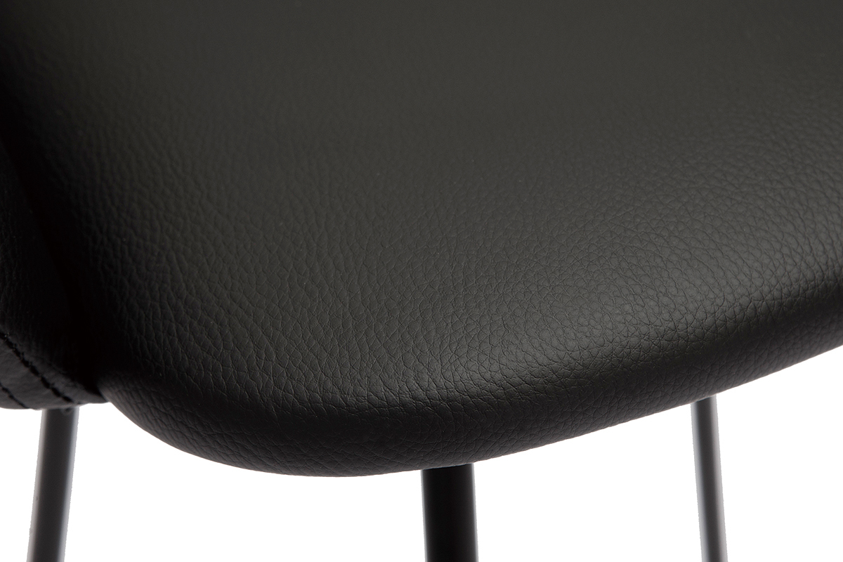 Design-Barhocker schwarz H75 cm (2er-Set) REYNOLD