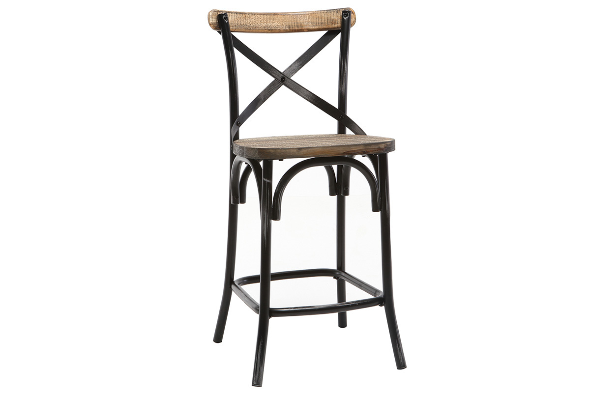 Design-Barhocker Schwarz JAKE