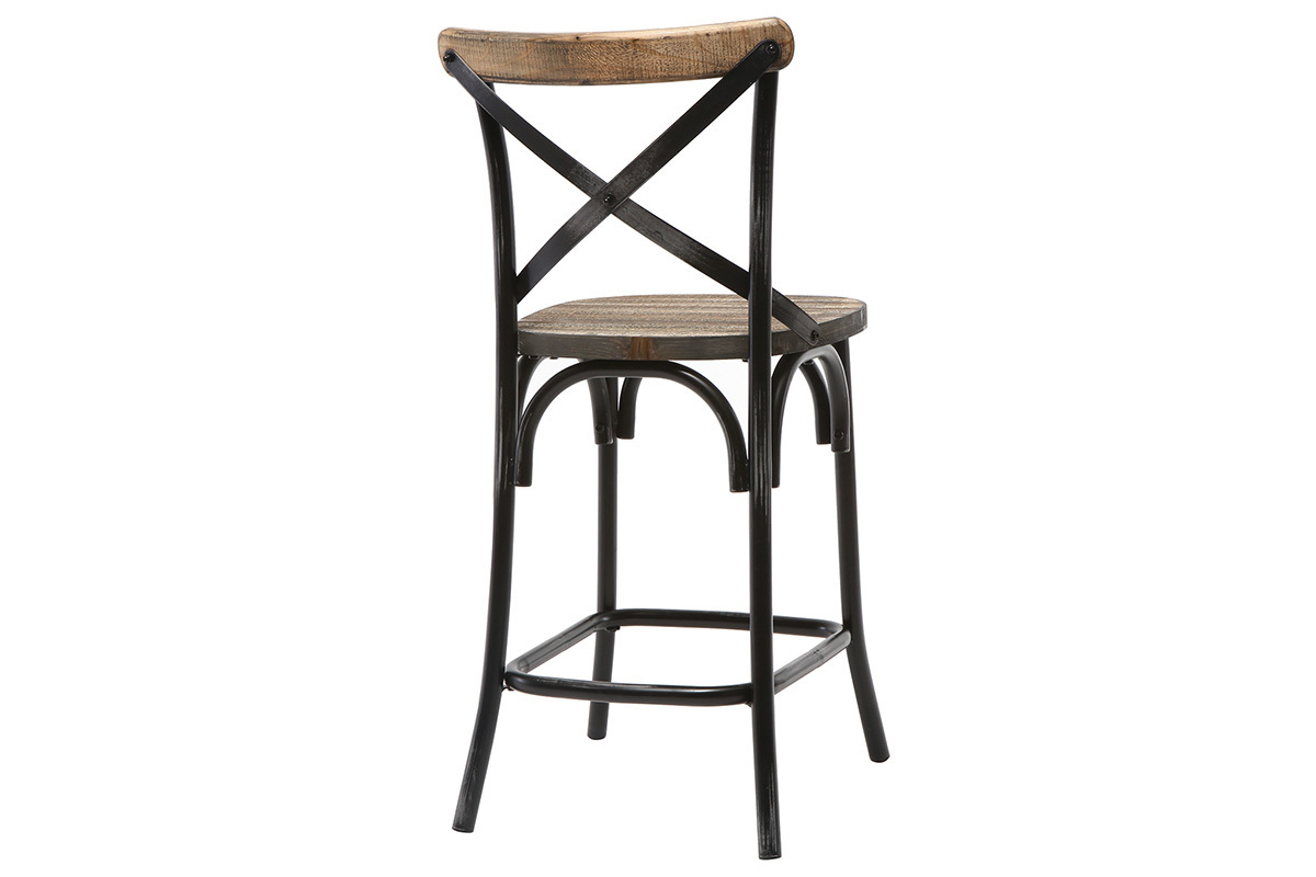 Design-Barhocker Schwarz JAKE
