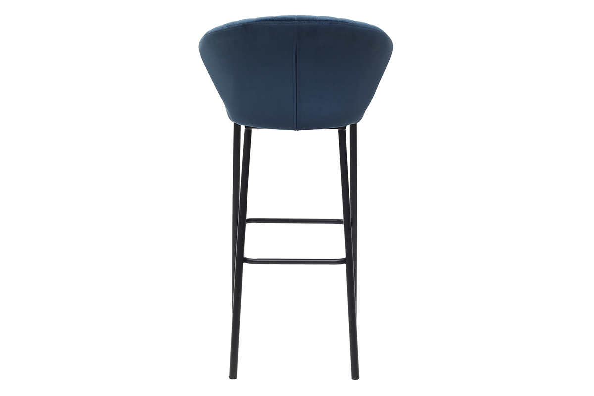 Design-Barhocker Stoff Jeansblau DALLY