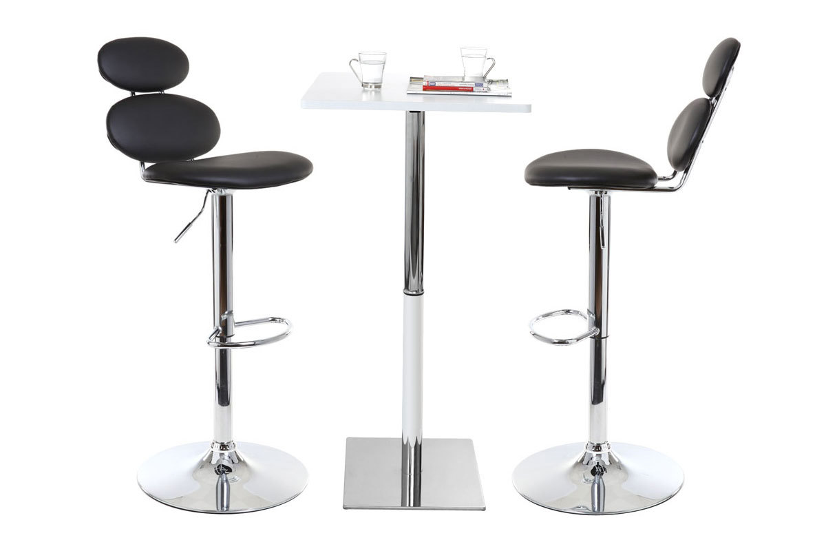 Design-Barhocker STONE Schwarz