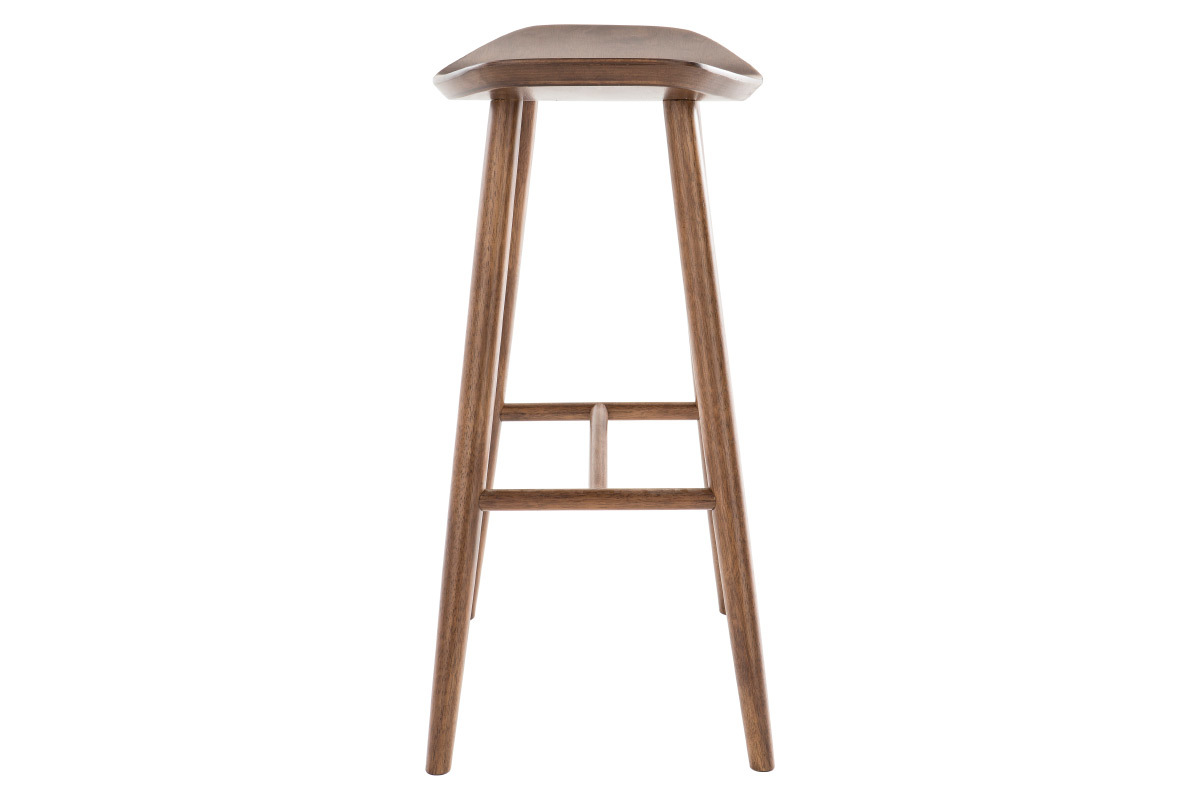 Design Barhocker Walnuss H72 cm DEMORY
