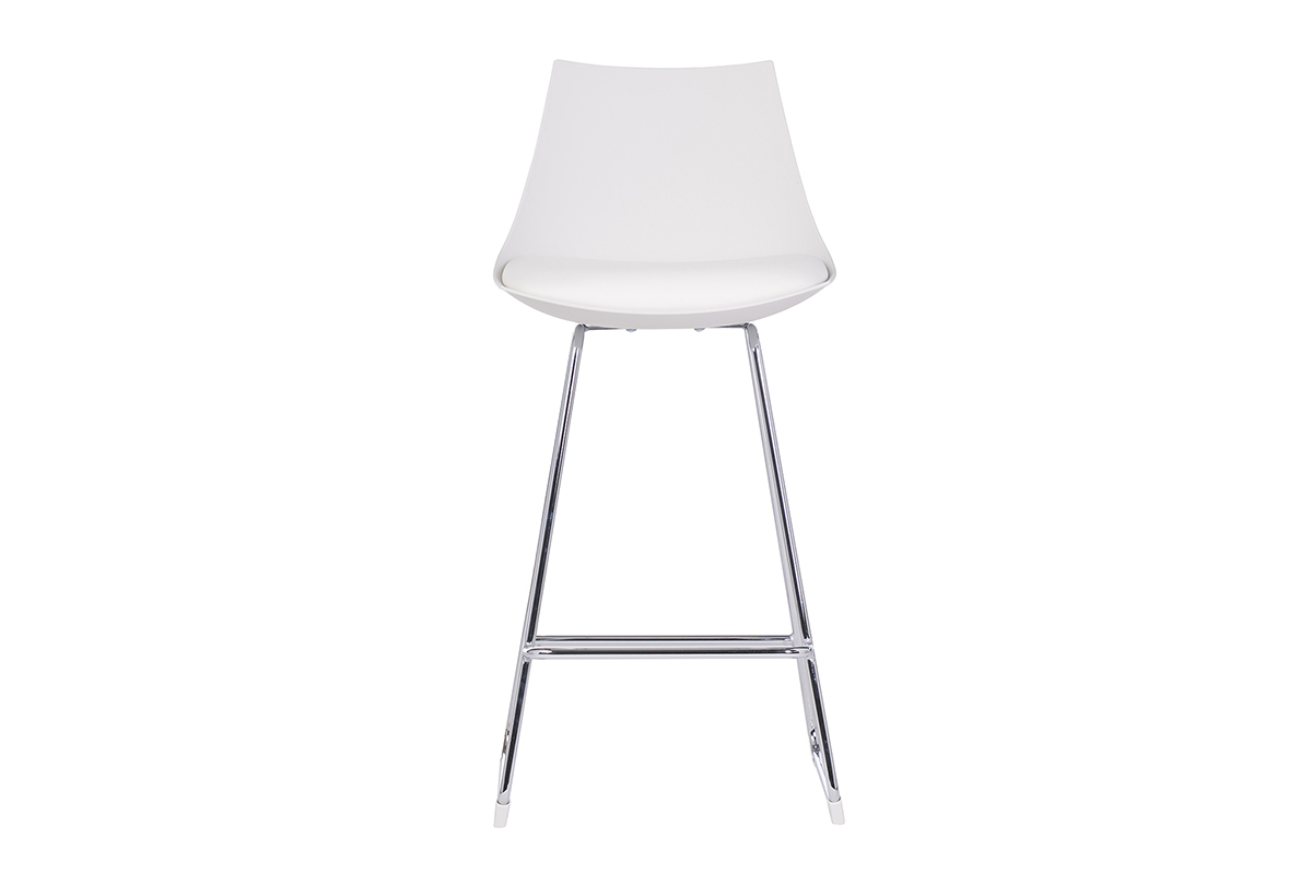 Design-Barhocker wei 65 cm (2er-Satz) JUNE