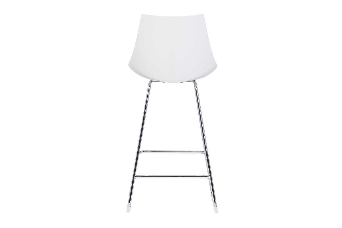 Design-Barhocker wei 65 cm (2er-Satz) JUNE